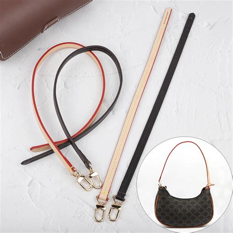 vachetta leather bag strap